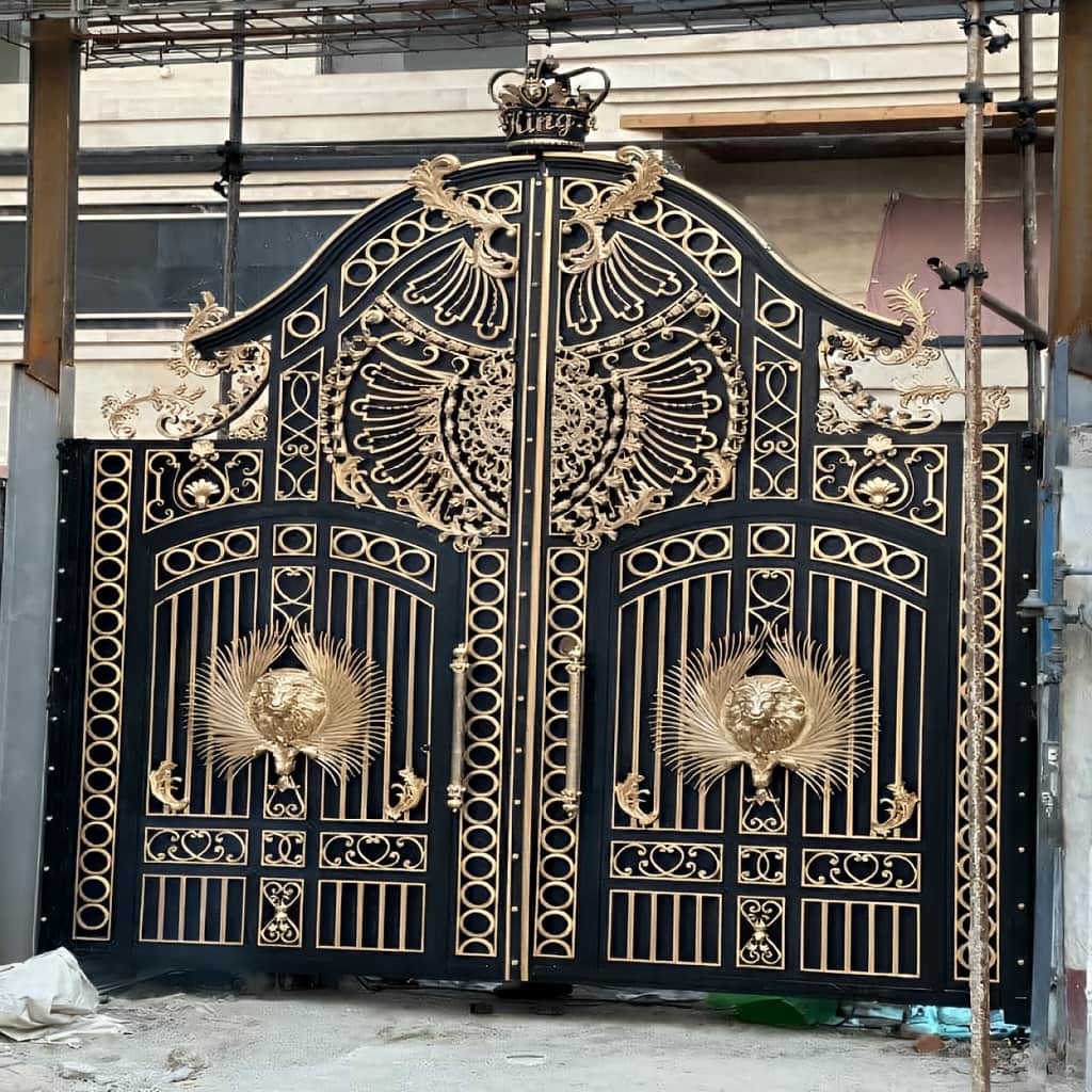 نصب درب حیاط ویلا ساده در نوشهر نصب درب حیاط ویلا ساده در نوشهر