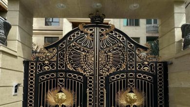 درب حیاط ویلا در سنندج