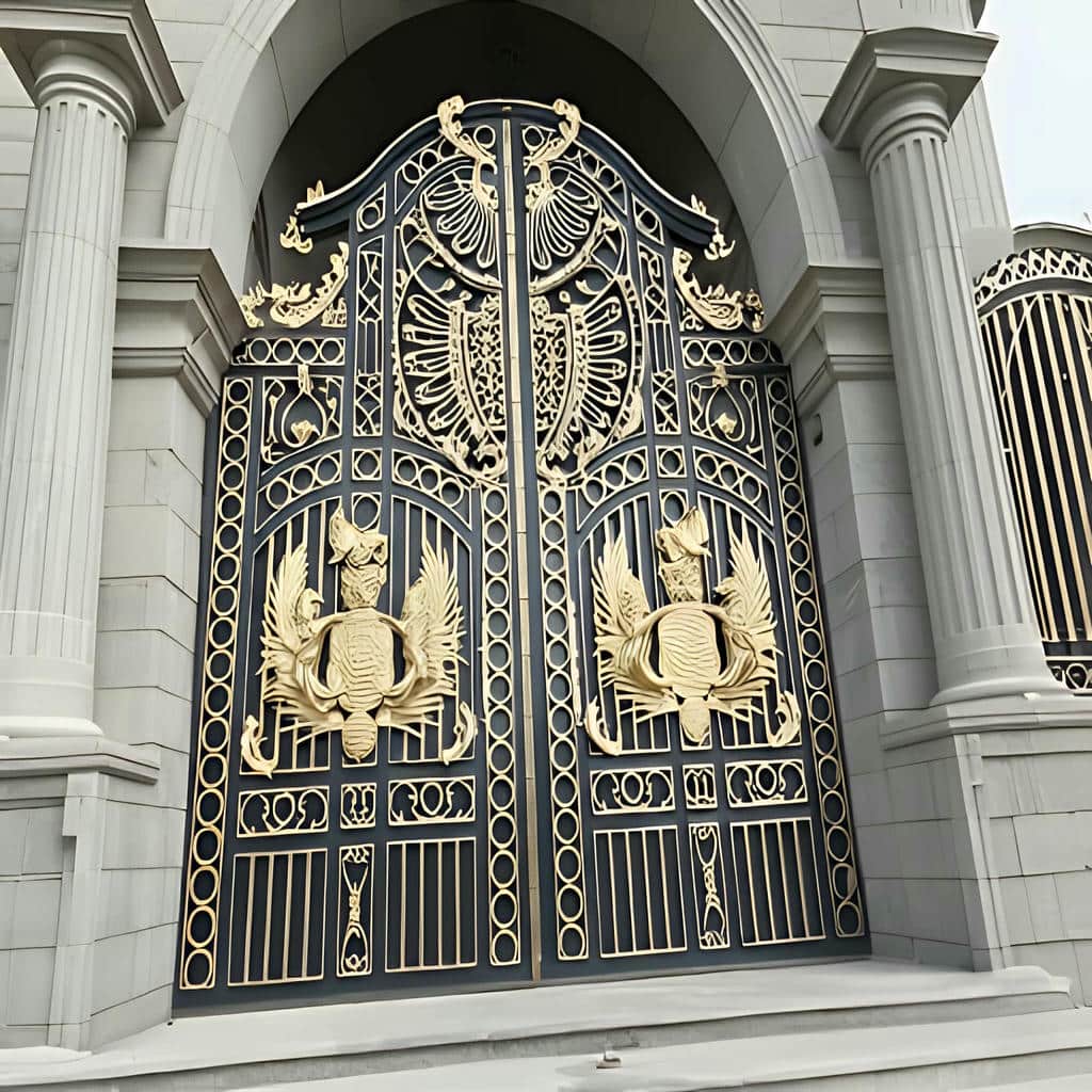 درب حیاط ویلا در چالوس