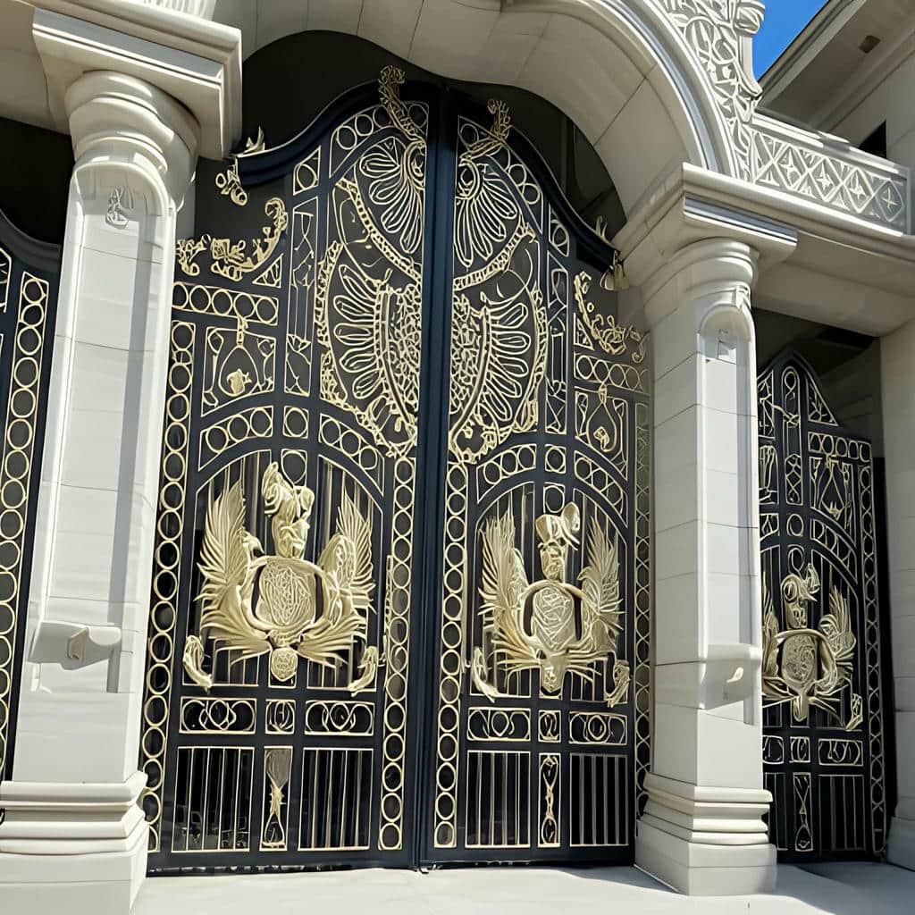 فروش درب حیاط ویلا کلاسیک در عظیمیه کرج
