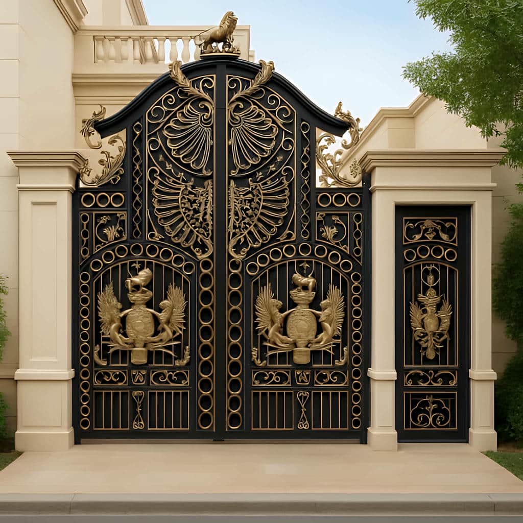 درب حیاط ویلا در مشهد