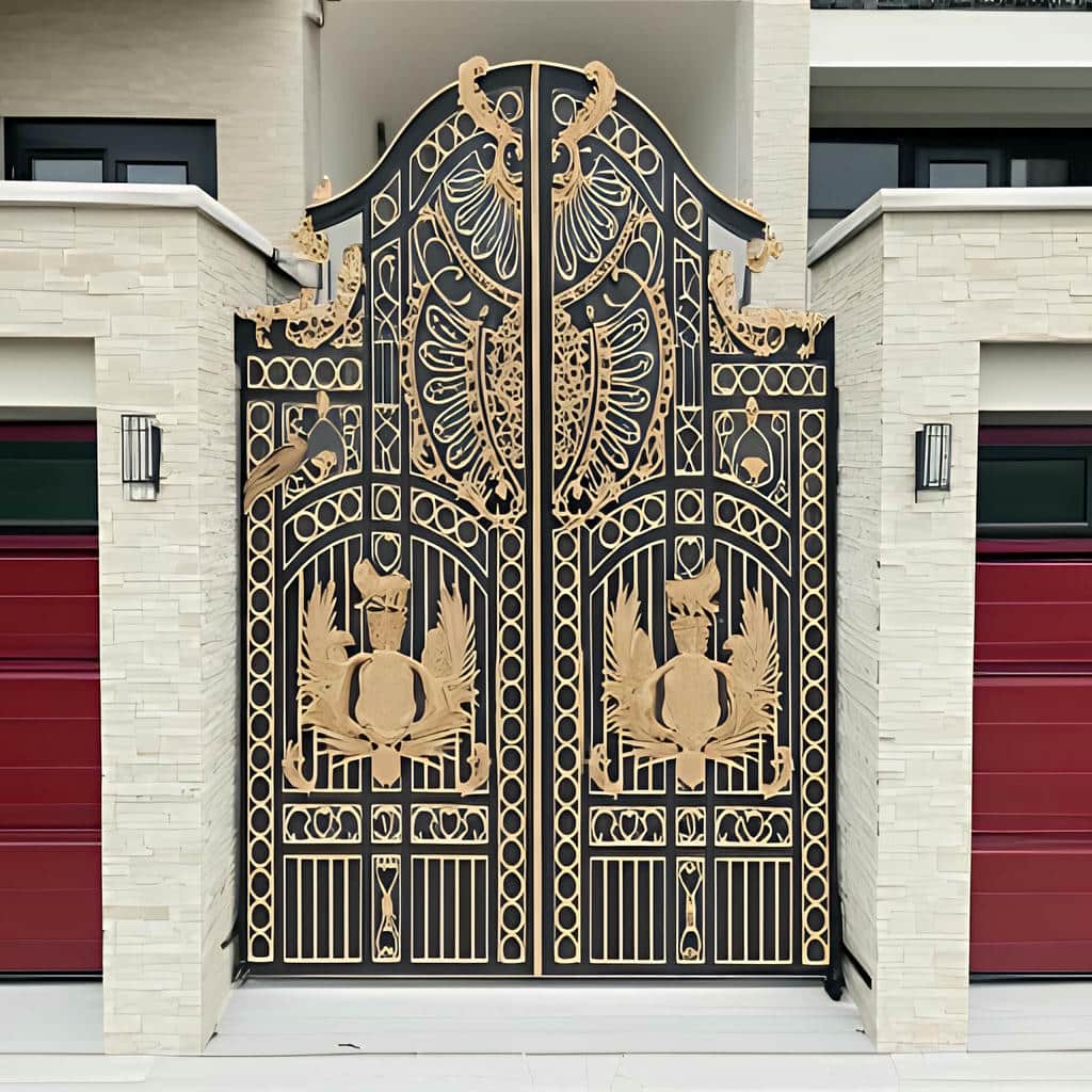 درب حیاط ویلا در رفسنجان
