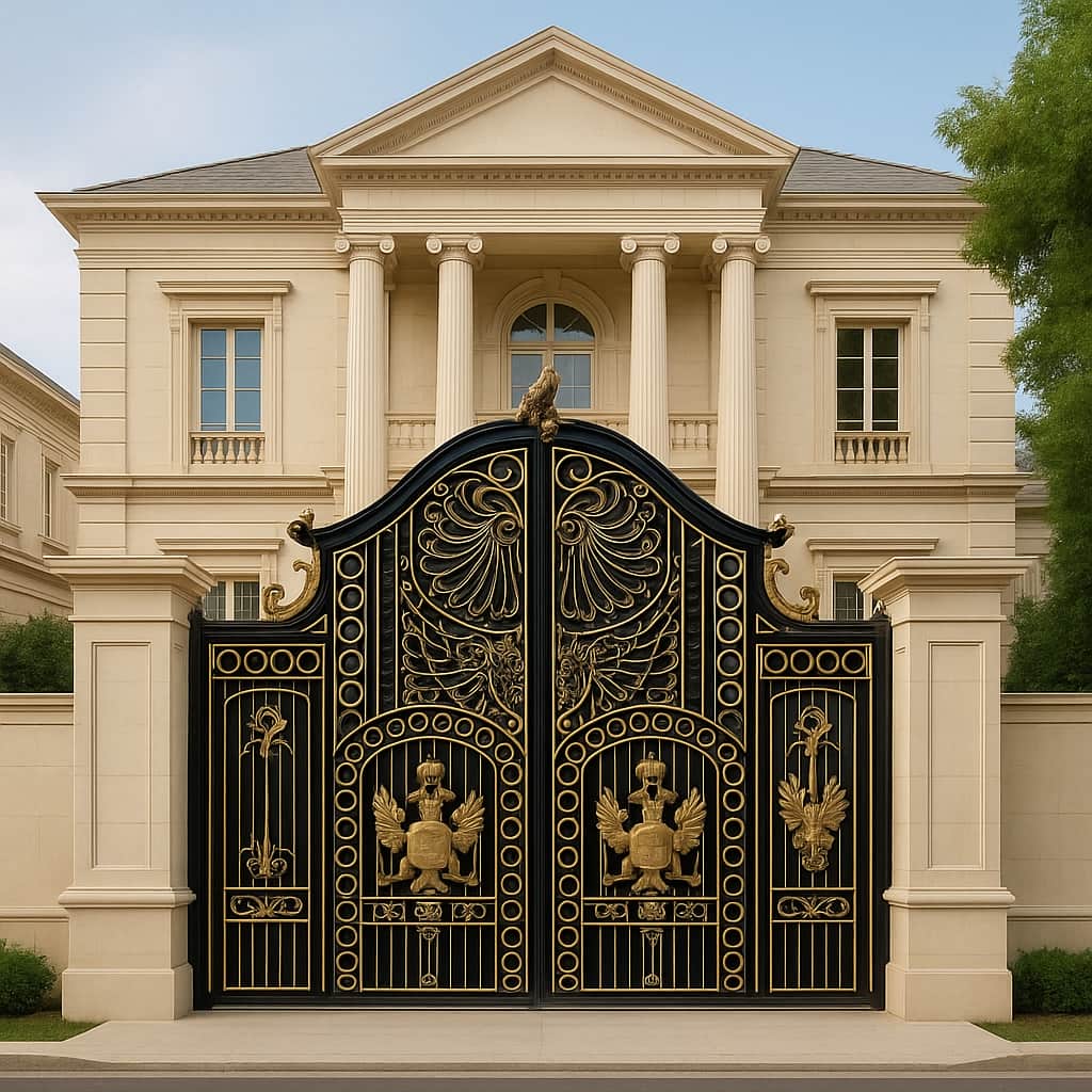 فروش درب حیاط ویلا کلاسیک در بندر لنگه