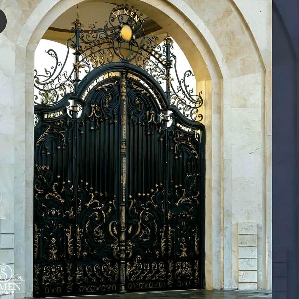 قیمت درب حیاط ویلا فرفورژه در فشم قیمت درب حیاط ویلا فرفورژه در فشم