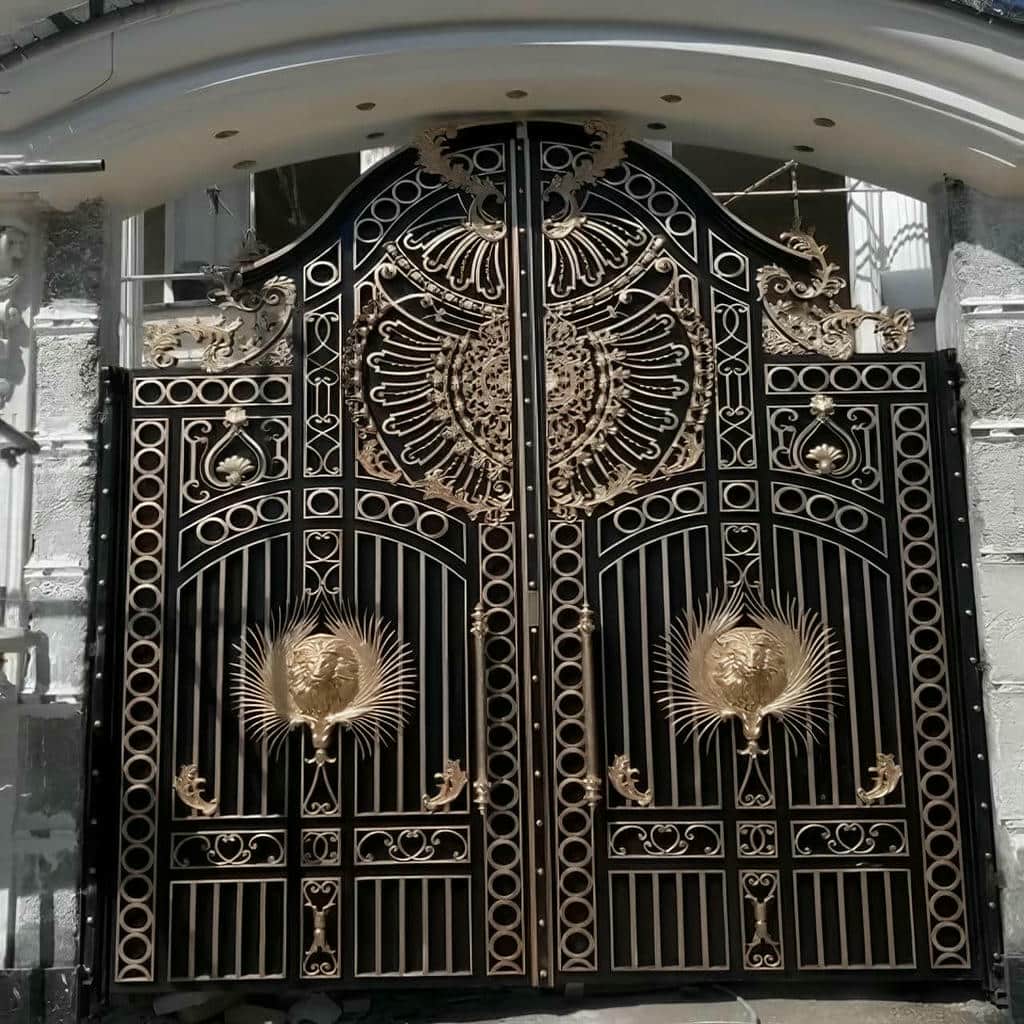 خرید درب حیاط ویلا آهنی در ایلام