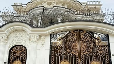 درب حیاط ویلا در بیرجند