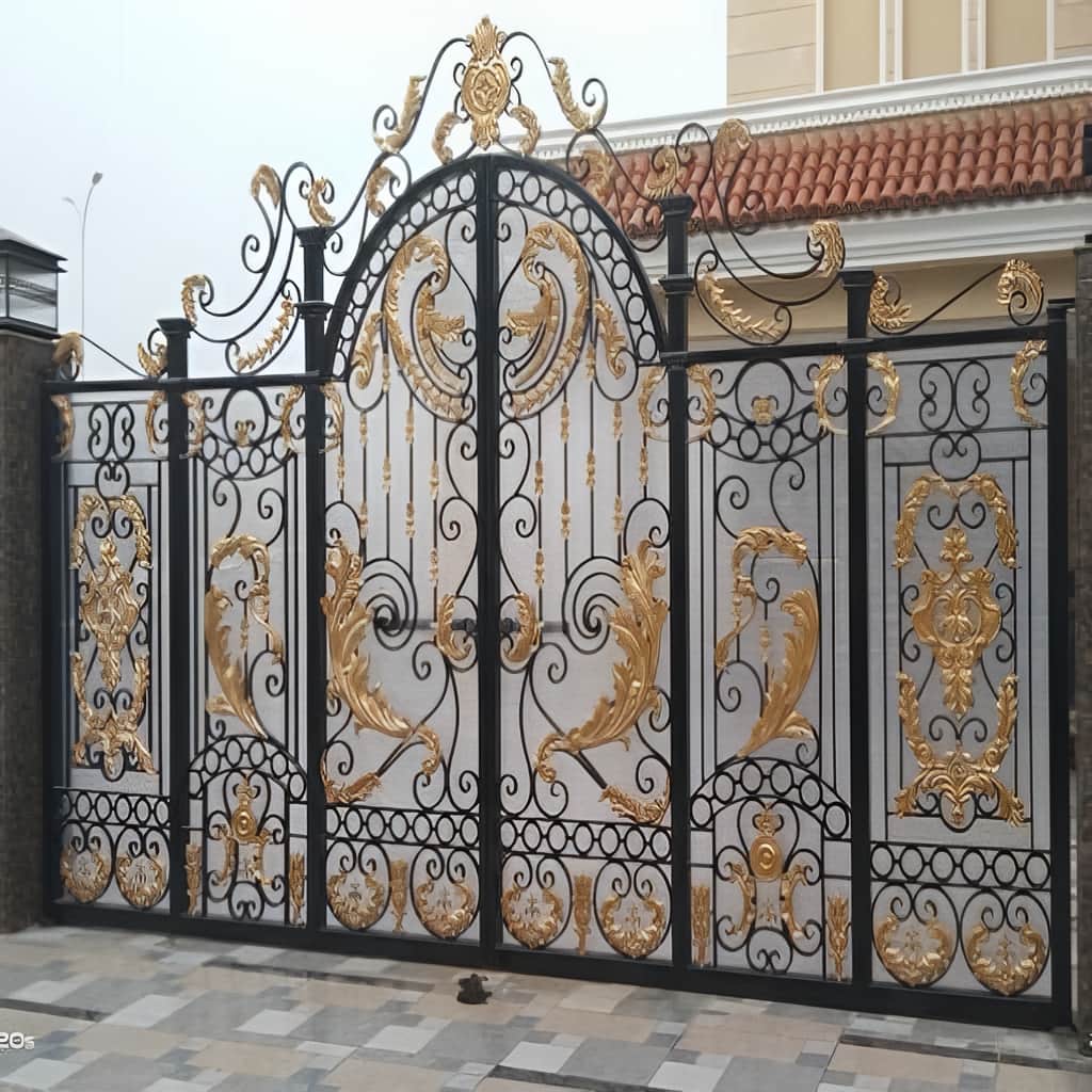 فروش درب حیاط ویلا کلاسیک در نسیم شهر
