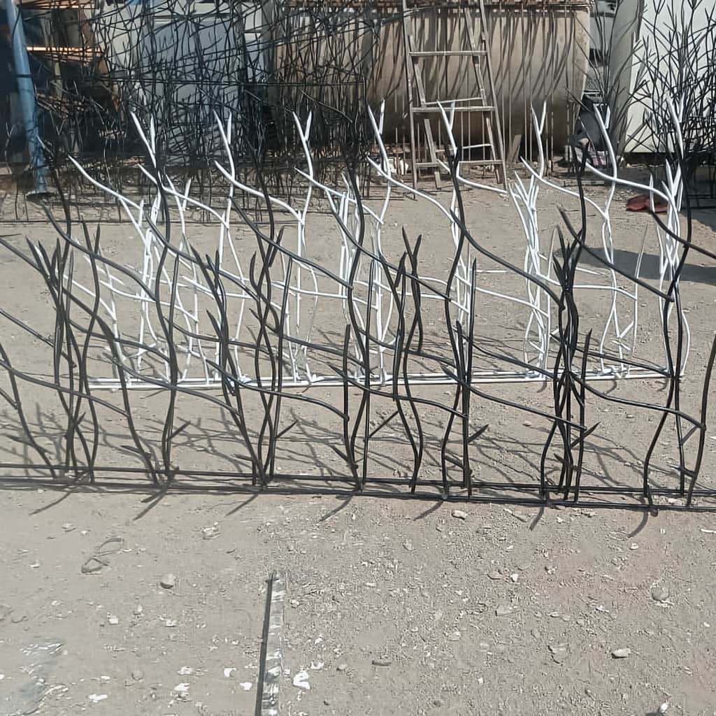 حفاظ شاخ گوزنی و سرنیزه ای با رنگ مقاوم فضای باز