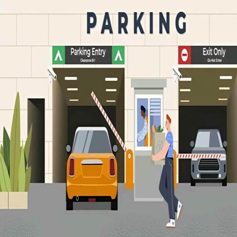 راهبند پارکینگ با بازوی کنترل ورود راهبند پارکینگ و افزایش امنیت