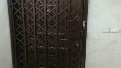 10 طرح درب ریلی آکاردئونی کم جا