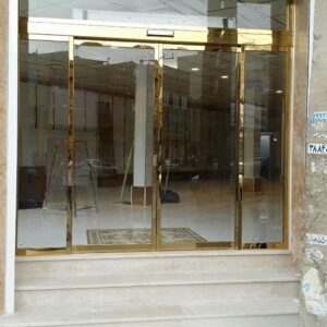 6 نمونه درب اتوماتیک شیشه‌ای هتل لابی
