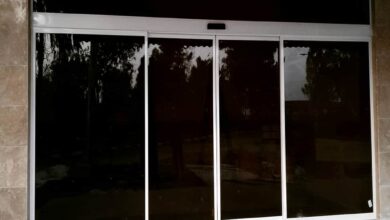 14 مدل درب اتوماتیک شیشه‌ای بانک کنترل ورود