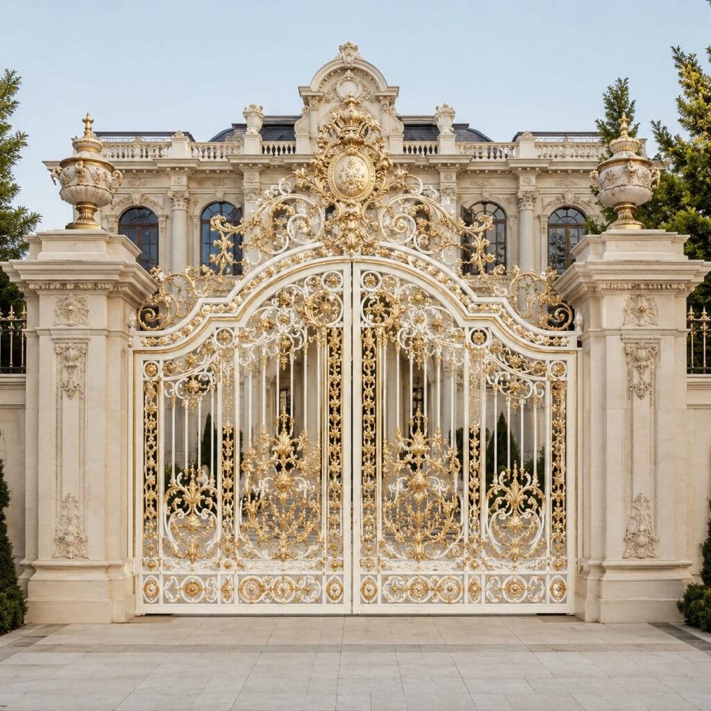 نصب درب برش لیزری هندسی با رگلاژ دقیق