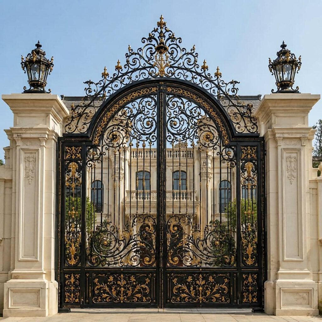 خدمات تعمیر درب حیاط طرح چوب و تنظیم لولا