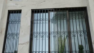6 طرح حفاظ پنجره مدرن شبکه هندسی