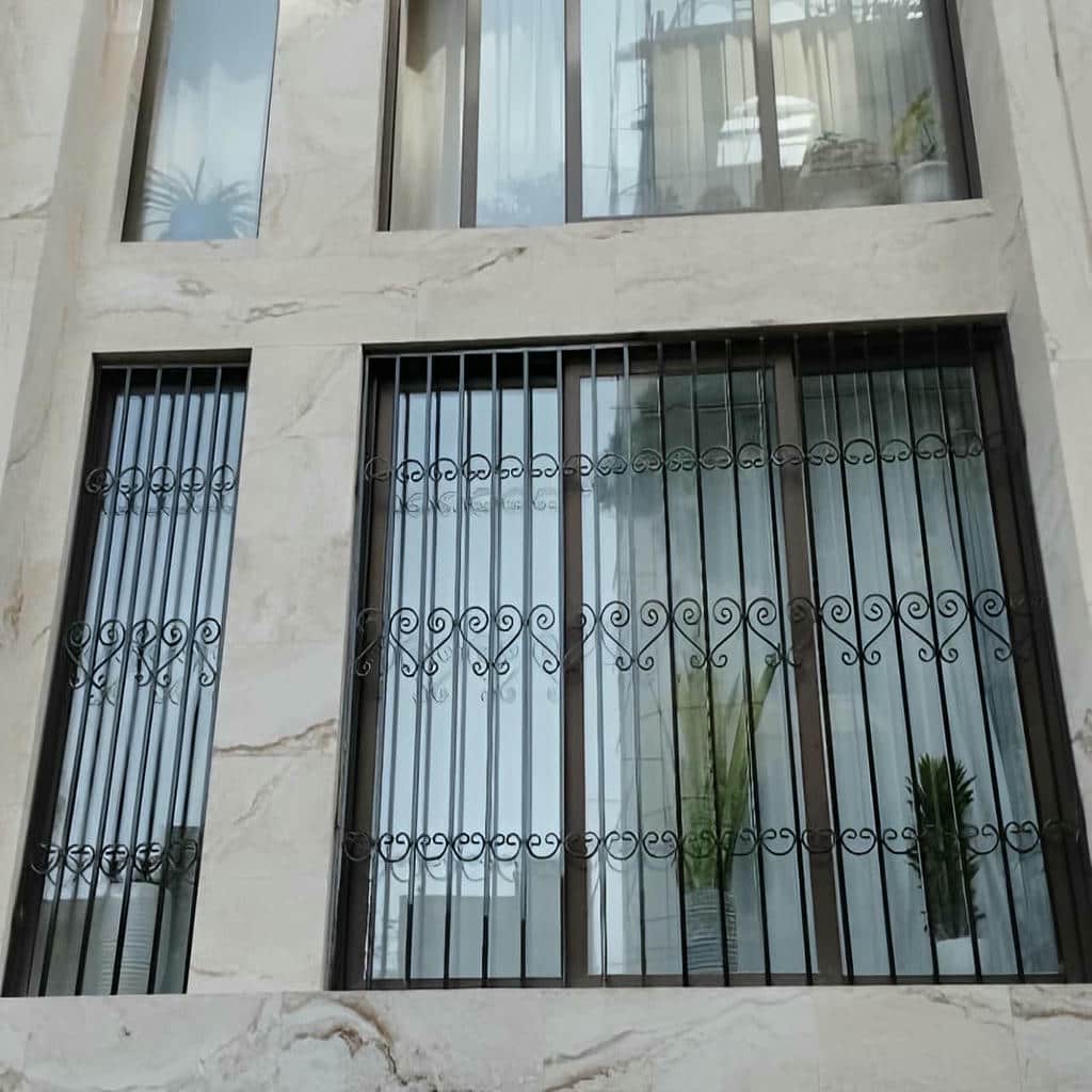6 طرح حفاظ پنجره مدرن شبکه هندسی