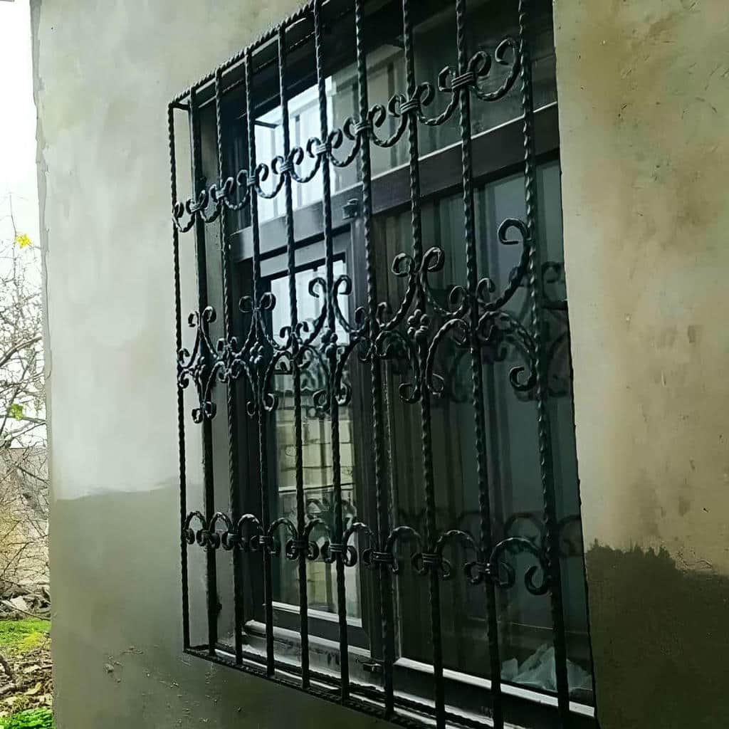 خرید حفاظ پنجره مدرن شبکه هندسی مقاوم