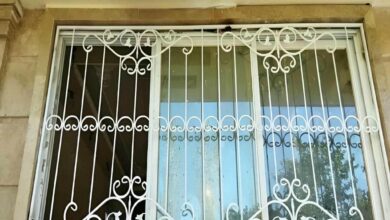 6 نمونه حفاظ پنجره فرفورژه گل نرده