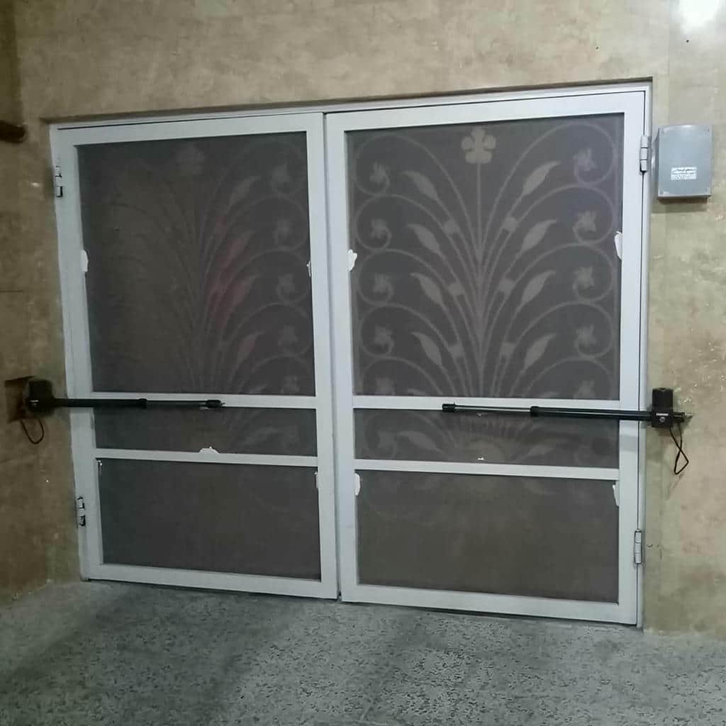 12 مدل جک بازویی درب پارکینگ دو لنگه