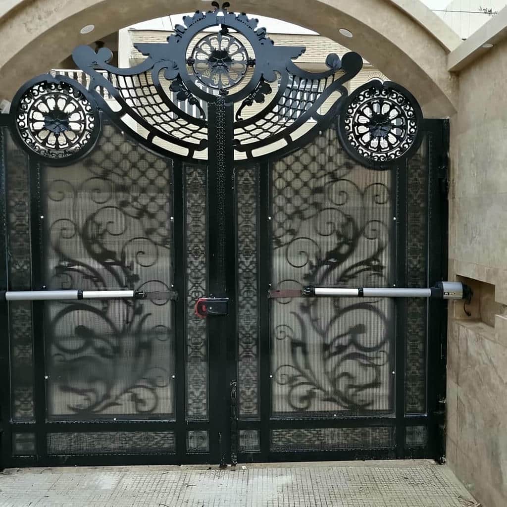12 مدل درب پارکینگ جک دار بازویی