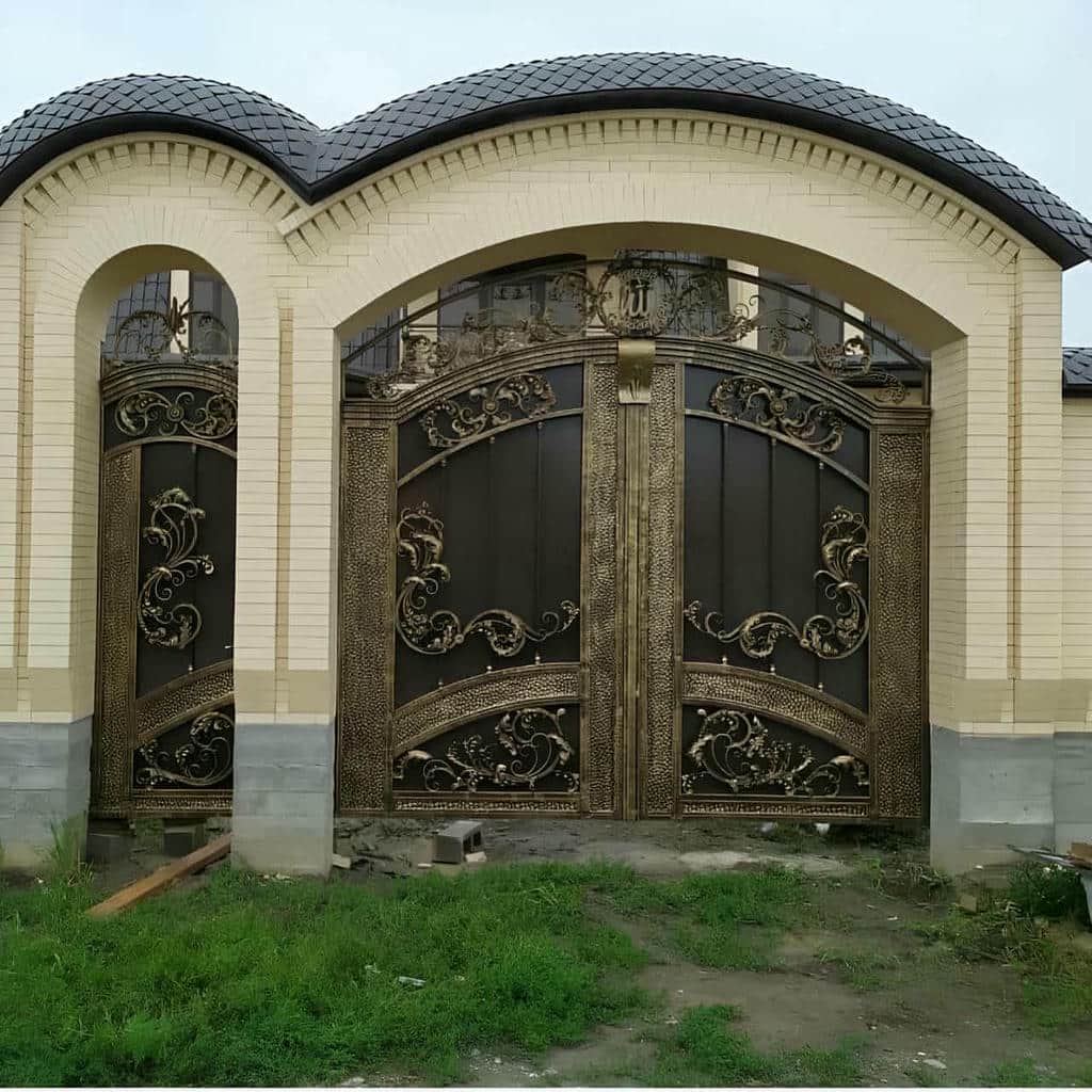 درب حیاط ورودی جنوبی با پوشش مقاوم در برابر تابش