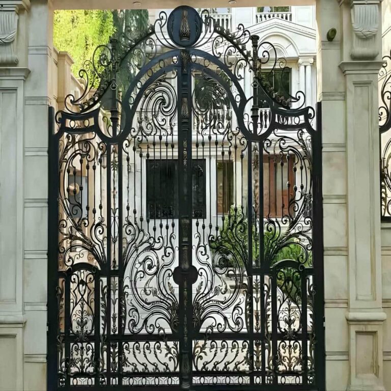 6 طرح درب حیاط نمای آجری 6 طرح درب حیاط نمای آجری