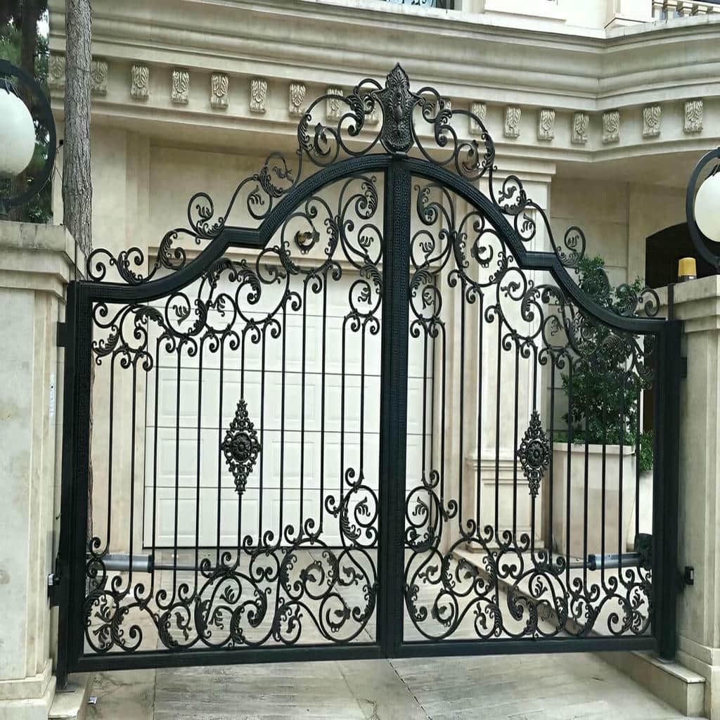 خرید درب آهنی برش لیزری ورودی با شاسی مقاوم