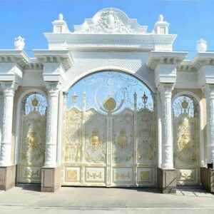 6 مدل درب آهنی ساده قاب دار