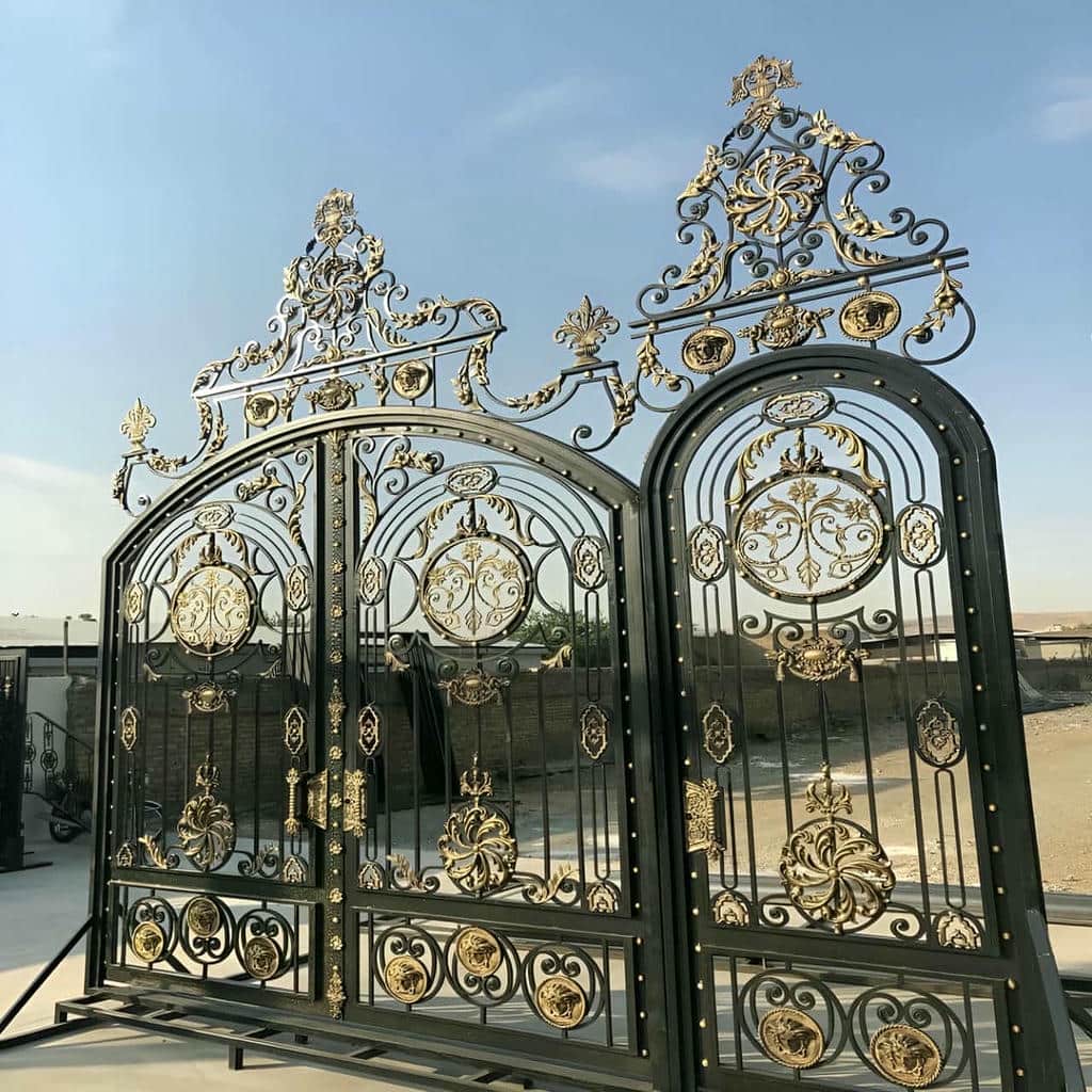 نصب درب کشویی ریل زمینی روی زیرسازی تراز