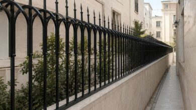 10 طرح حفاظ دیوار مدرن خطی