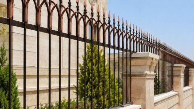 7 مدل نرده حفاظ دیوار ساده