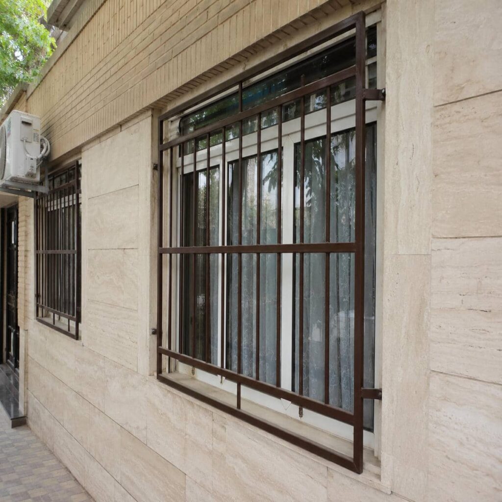 خرید حفاظ پنجره رنگی کوره ای با پوشش مقاوم