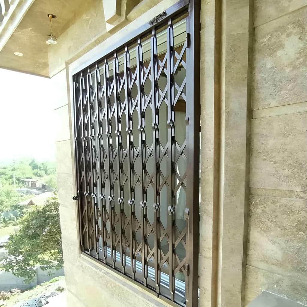 درب آکاردئونی سفارشی ورودی