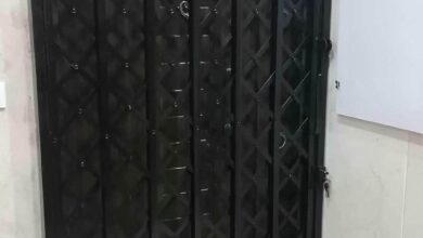 حفاظ درب ورودی سفارشی فلزی