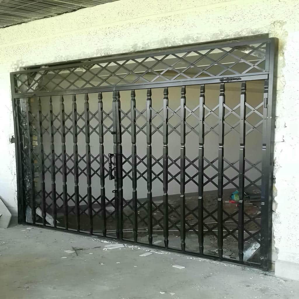 درب حفاظتی آپارتمان نمای مدرن