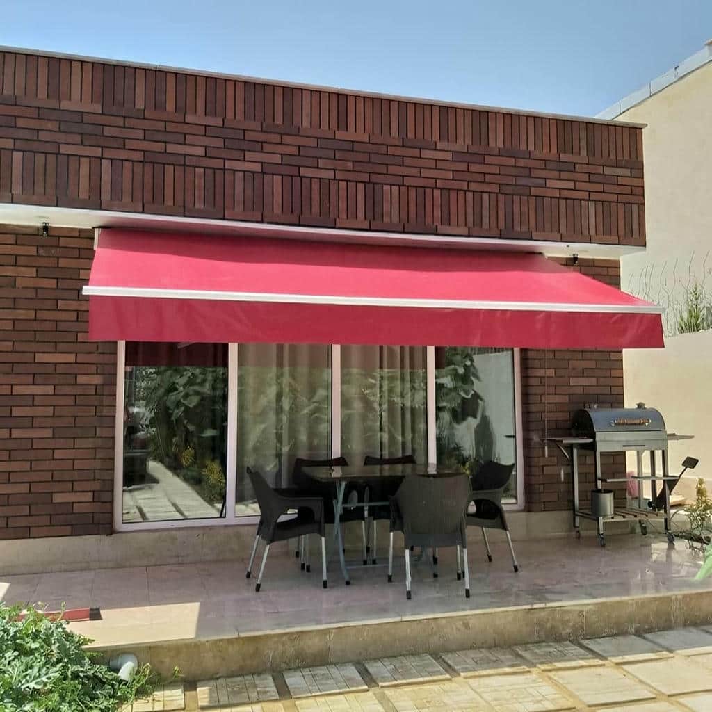 سایبان تاشو برقی ویژه مجتمع پرتردد