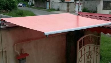 سایبان دوطرفه سازه متقارن