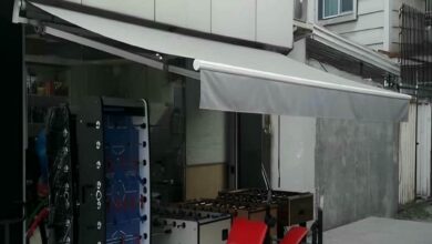 چادر برقی متحرک فضای باز