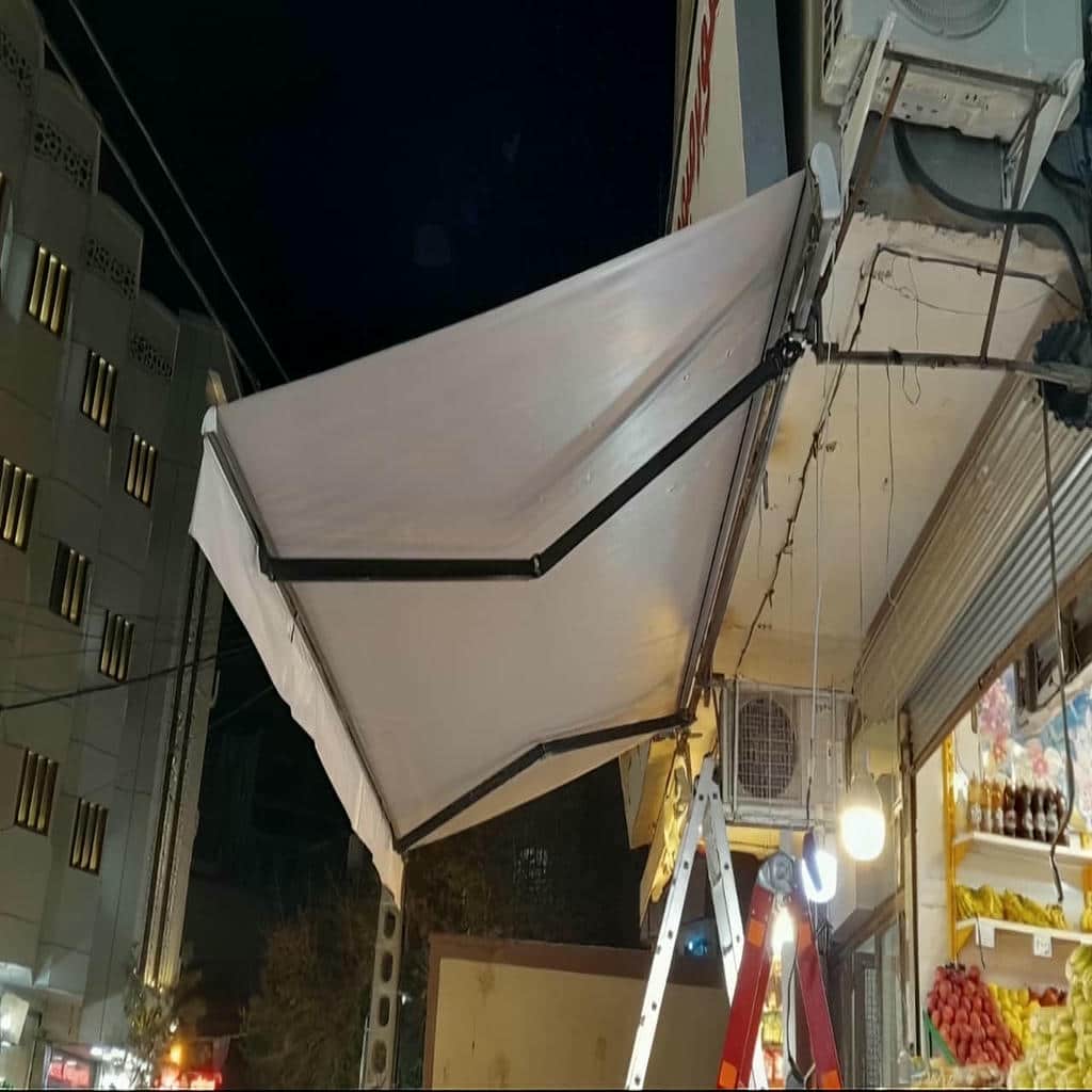 سازه فلزی چادر برقی