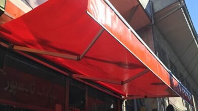 سایبان بازویی برقی مناسب ساختمان مسکونی