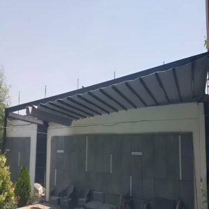 سایبان دوطرفه طراحی متقارن