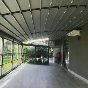 چادر برقی نمای مدرن