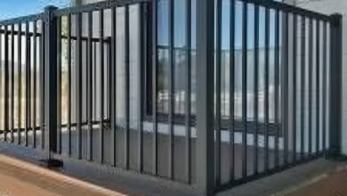 نرده پله کلاسیک با طراحی چوبی