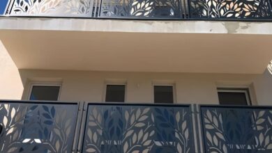 جان پناه بالکن فلزی برای پروژه نوساز