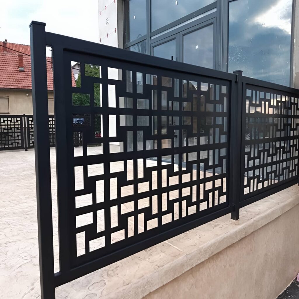 نرده تراس طراحی کلاسیک نرده تراس طراحی کلاسیک