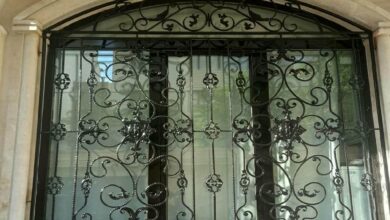 حفاظ پنجره طبقه همکف فلزی