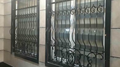 حفاظ پنجره آهنی با طراحی سفارشی