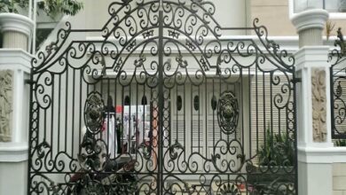 درب باغی فلزی ورودی باغ
