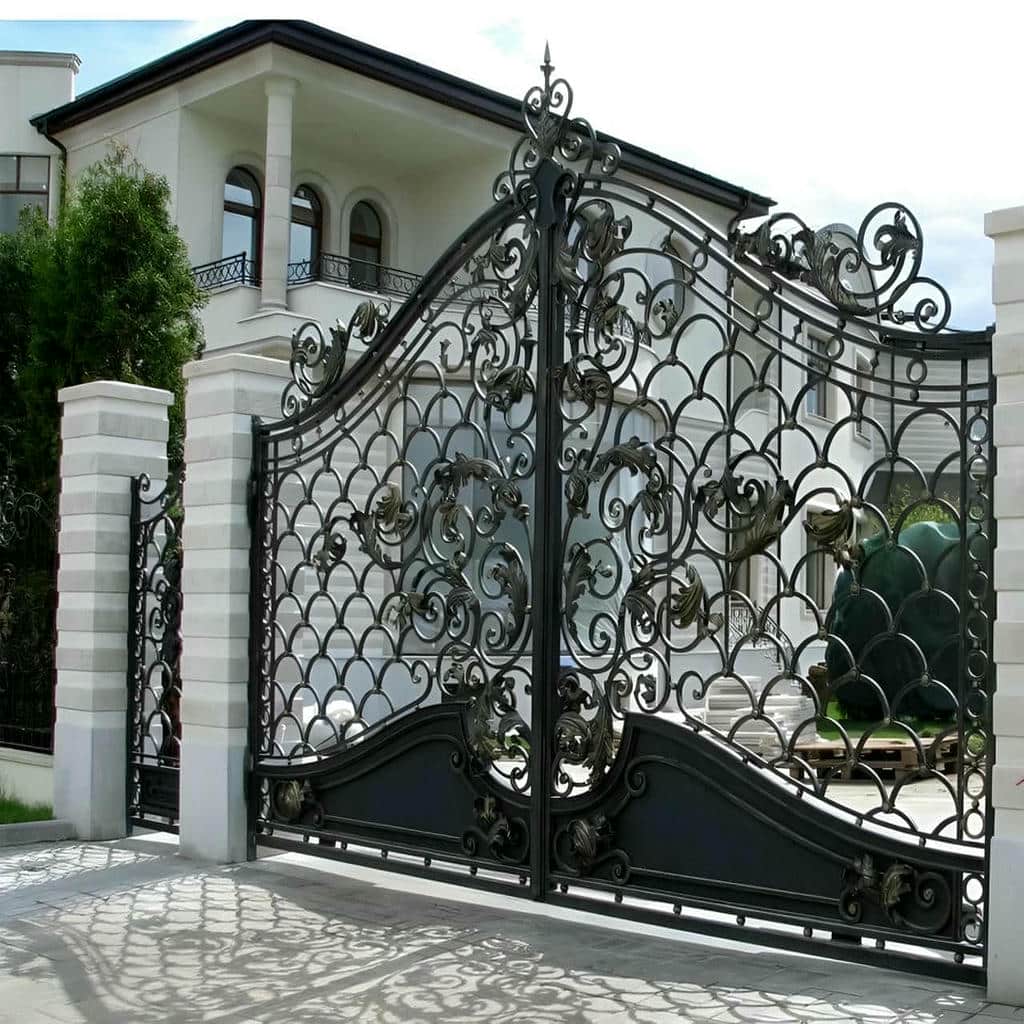 درب دو لنگه با پرداخت سطحی