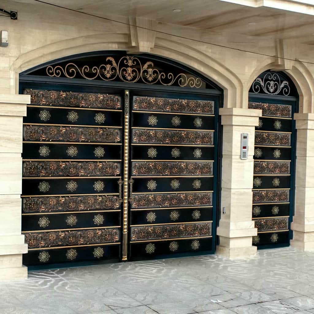 درب فلزی دو لنگه